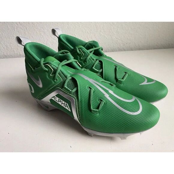 Nike Oregon Ducks Alpha Menace Pro 3 Team Issued Football Cleats Men’s Sz 14.5 - Picture 5 of 13